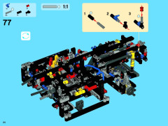 LEGO 8110 instructions page 24 – build guide