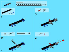 LEGO 8110 instructions page 4 – build guide