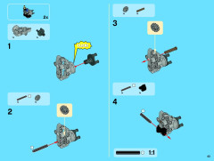 LEGO 8110 instructions page 43 – build guide