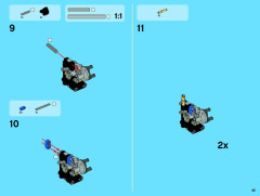 LEGO 8110 instructions page 45 – build guide