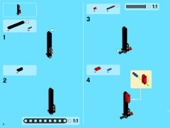 LEGO 8110 instructions page 6 – build guide