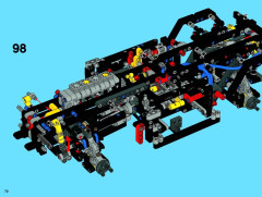 LEGO 8110 instructions page 72 – build guide