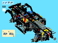 LEGO 8110 instructions page 75 – build guide