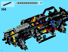LEGO 8110 instructions page 78 – build guide