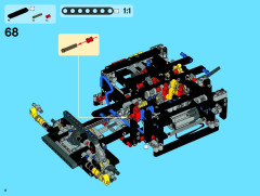 LEGO 8110 instructions page 8 – build guide