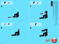 LEGO 8110 instructions page 84 – build guide