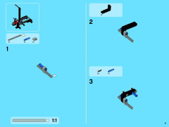 LEGO 8110 instructions page 9 – build guide