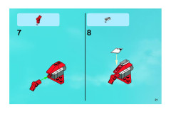 LEGO 8111 instructions page 21 – build guide