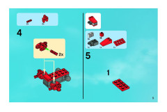 LEGO 8111 instructions page 5 – build guide