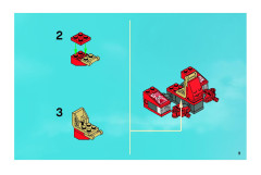 LEGO 8111 instructions page 9 – build guide