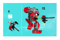 LEGO 8111 instructions page 11 – build guide