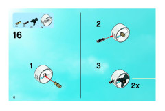 LEGO 8111 instructions page 12 – build guide