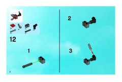 LEGO 8111 instructions page 2 – build guide