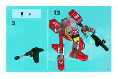 LEGO 8111 instructions page 5 – build guide
