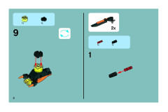 LEGO 8112 instructions page 8 – build guide