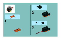 LEGO 8112 instructions page 2 – build guide