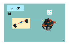 LEGO 8112 instructions page 9 – build guide