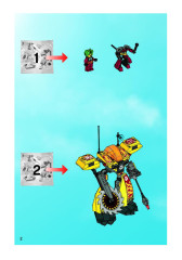 LEGO 8113 instructions page 2 – build guide