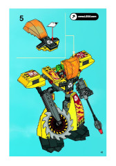 LEGO 8113 instructions page 41 – build guide