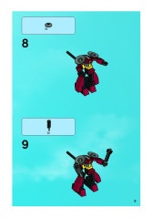 LEGO 8113 instructions page 9 – build guide