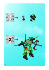 LEGO 8114 instructions page 3 – build guide