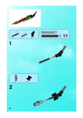 LEGO 8114 instructions page 43 – build guide