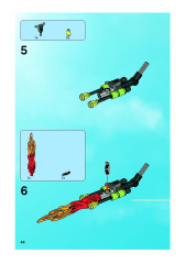 LEGO 8114 instructions page 45 – build guide