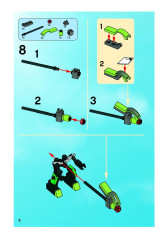 LEGO 8114 instructions page 9 – build guide