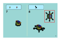 LEGO 8115 instructions page 13 – build guide