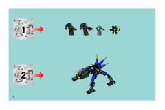 LEGO 8115 instructions page 2 – build guide