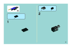 LEGO 8115 instructions page 21 – build guide