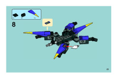 LEGO 8115 instructions page 25 – build guide