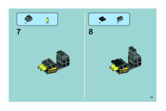 LEGO 8115 instructions page 41 – build guide