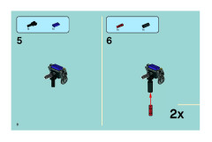 LEGO 8115 instructions page 8 – build guide
