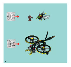 LEGO 8117 instructions page 2 – build guide