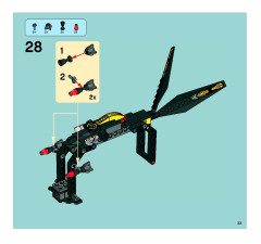 LEGO 8117 instructions page 33 – build guide