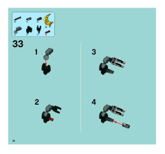LEGO 8117 instructions page 38 – build guide