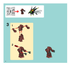 LEGO 8117 instructions page 4 – build guide