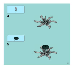 LEGO 8117 instructions page 45 – build guide