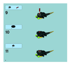 LEGO 8117 instructions page 8 – build guide