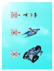 LEGO 8118 instructions page 2 – build guide