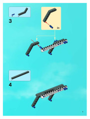 LEGO 8118 instructions page 3 – build guide