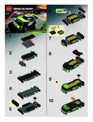 LEGO 8119 instructions page 1 – build guide