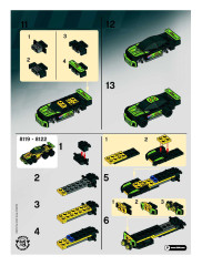 LEGO 8119 instructions page 2 – build guide