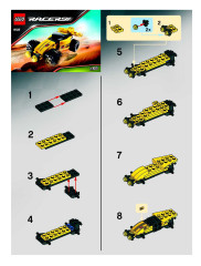 LEGO 8122 instructions page 1 – build guide
