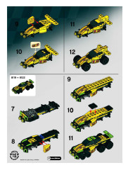 LEGO 8122 instructions page 2 – build guide