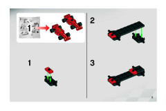 LEGO 8123 instructions page 3 – build guide