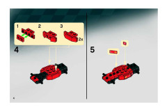 LEGO 8123 instructions page 4 – build guide