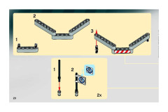 LEGO 8124 instructions page 20 – build guide