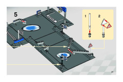 LEGO 8124 instructions page 21 – build guide